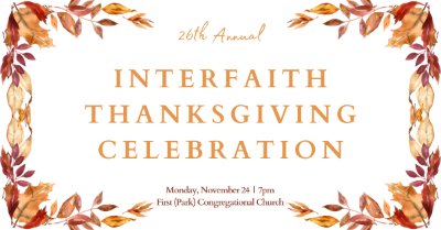 Interfaith Thanksgiving Celebration